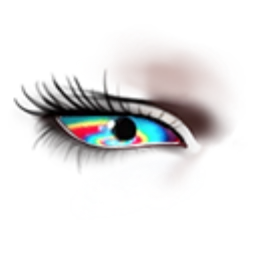 Black Rainbow Spiral Eyes