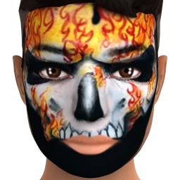 Cosmos The Scorcher Facepaint