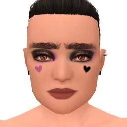 Cosmos Harmony of Shadows Face Paint