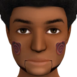 Cosmos Wooden Dummy Facepaint