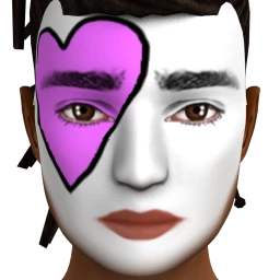 The DandyLions Heart Facepaint