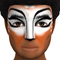 The Deer Facepaint by Mirovaya