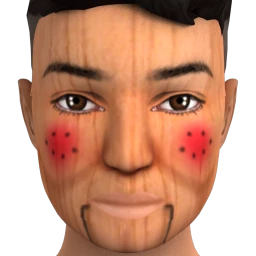 The Puppet Facepaint by Jamie