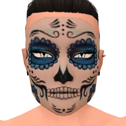 Flawless Day Of The Dead Face Paint