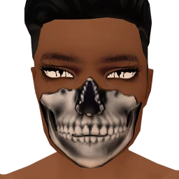 Flawless Dia De Los Muertos Facepaint Bone