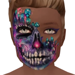 Flawless Melodramatic Fool Facepaint