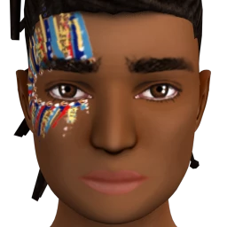 Flawless Sparkle Sun Facepaint