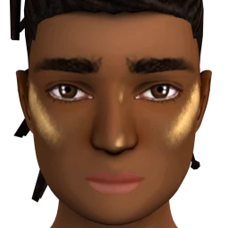 Flawless Midas Glow Facepaint