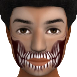 Cosmos Monster Mouth Facepaint