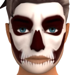 Cosmos Skull Facepaint