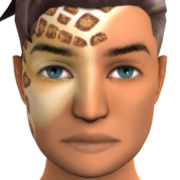 Kijane Gracious as a Girraff Facepaint