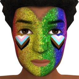 Foal Glittering Pride Facepaint