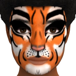 The Tiger Facepaint by FlashKnight33
