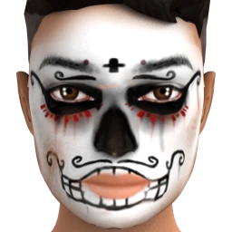 Cezar Calavera Facepaint