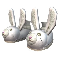 Easter Bunny Slippers (White)