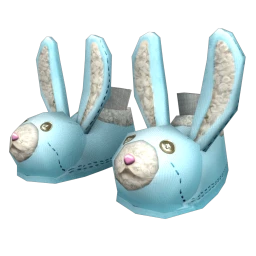 Easter Bunny Slippers (Blue)