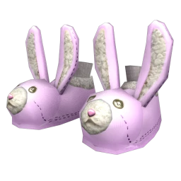 Easter Bunny Slippers (Pink)