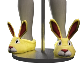 Fluffy Bunny Slippers - Buttercup