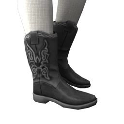 USAesthetics Black Cowboy Boots