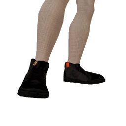 Yume Black Suede Ankle Shoes