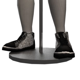 Front Row Jungle High Tops - Leopard