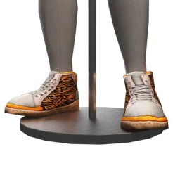 Front Row Jungle High Tops - Tiger