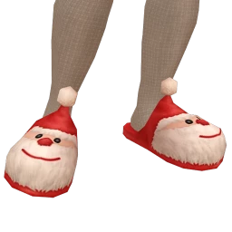 Cosmos Cheerful Santa Slippers