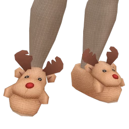 Cosmos Festive Reindeer Slippers
