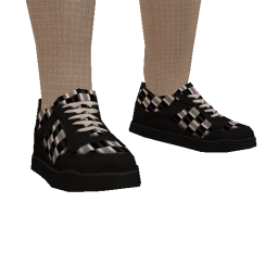 Cruz Radioactive Glow Sneakers (Checkered)