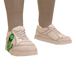 Cruz Hello Alien Sneakers (White)