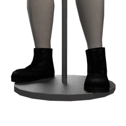 Delirious Squid Red Rebellion Boots - Black