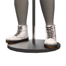 Delirious Squid Red Rebellion Boots - White