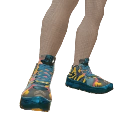 Drop Science For Loves Sake Graffiti Print Shoes