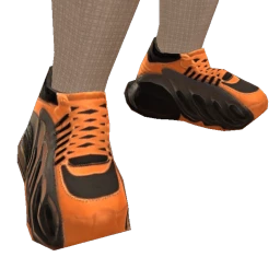 Drop Science Chunky Orange Sneakers