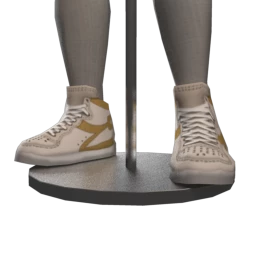 Drop Science Gold High Top Trainers