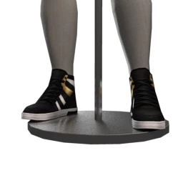 Drop Science Gold Flare Sneakers