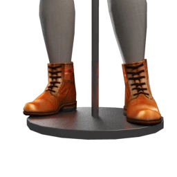 Steampunk Brown Leather Boots