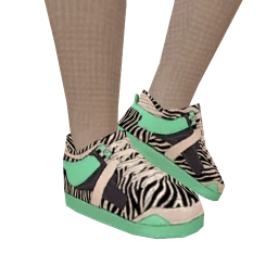 Drop Science x Fat Joe Zebra Zoom Sneakers