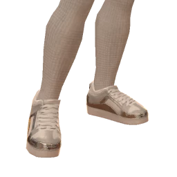 Foal Metallic Silver Sneakers