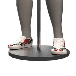 Foal Embroidered Roses Sneakers