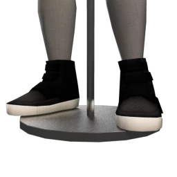 Front Row Eazzy High Tops - Black