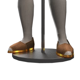 Front Row Golden Snake Shoes