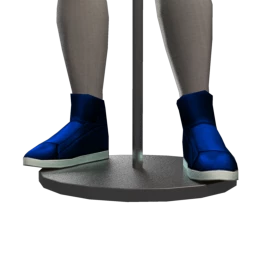 Front Row Aaron Velvet Sneakers - Sapphire