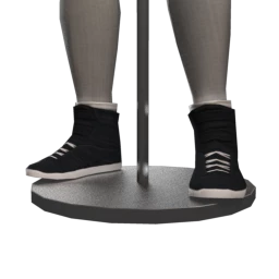 Leather Hi-Tops - Black