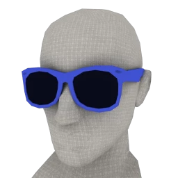 Male Wayfarer Sunglasses - Blue