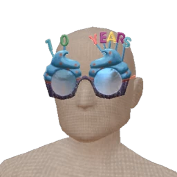 Cosmos 10 Years Birthday Glasses