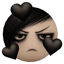 Delirious Goth Boy Emoji