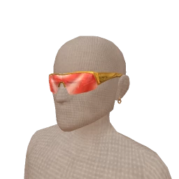 Mahiki Gold And Coral Sunglasses