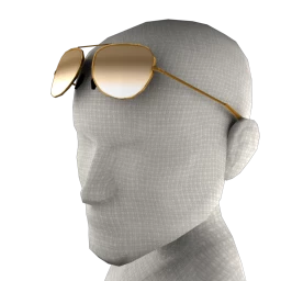 Front Row Round Lens Sunglasses - Raised