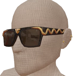 Ikon Elite Gold Snake Sunglasses